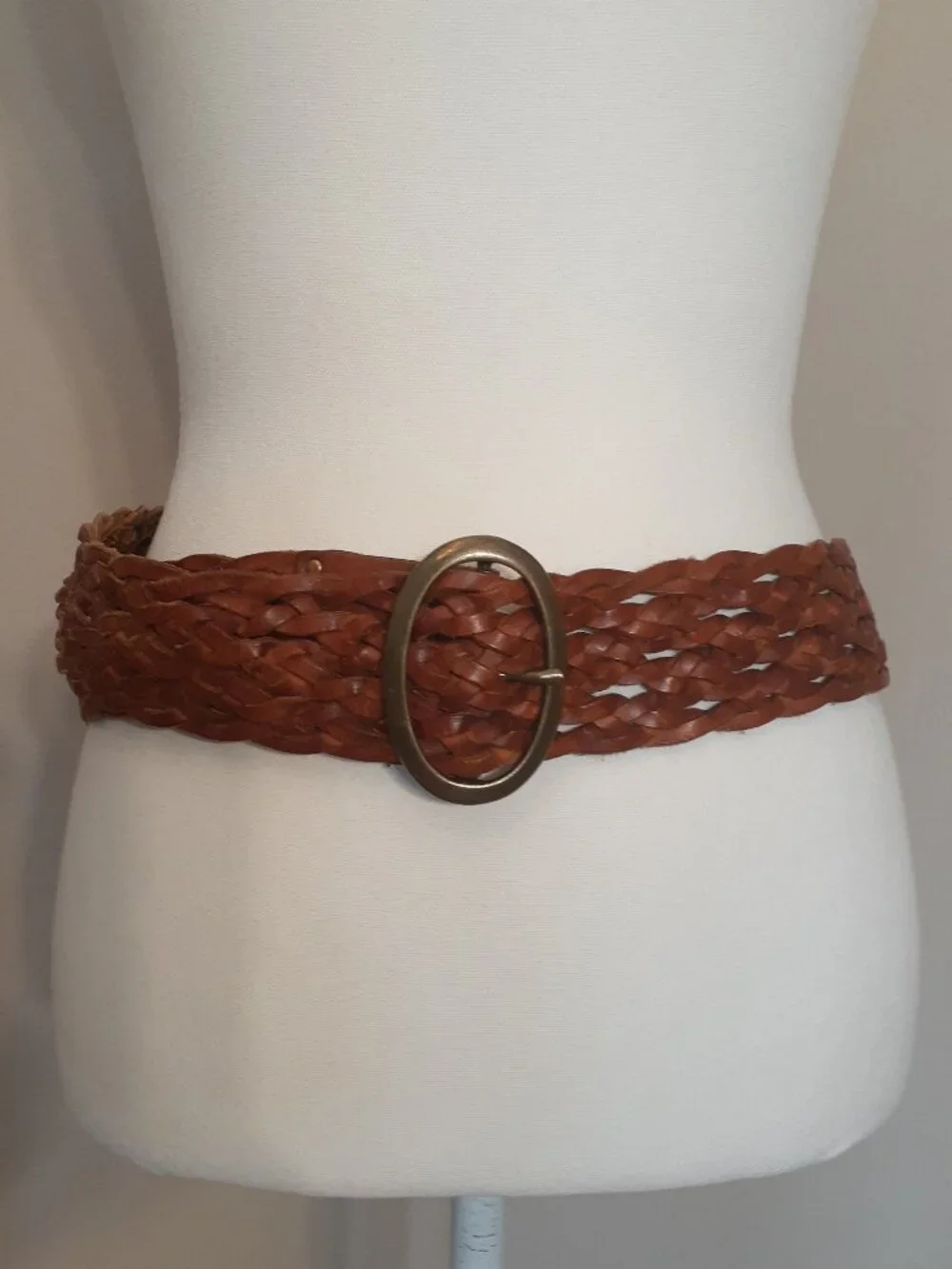 Tommy Bahama Leather Woven Belt